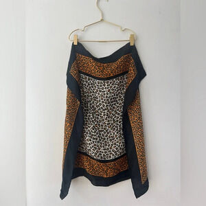 Leopard cheetah print scarf